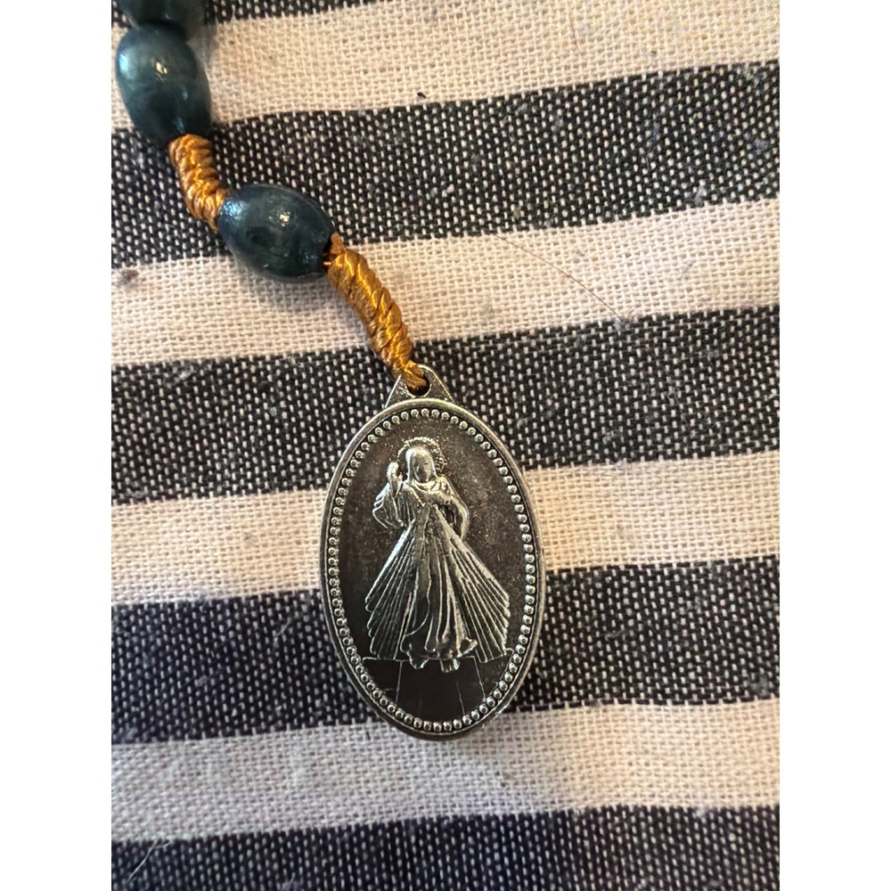 Sanctum Veritas Divine Mercy Chaplet Wood Beads St Faustina Jezu Ufam Tobie - Picture 3 of 5